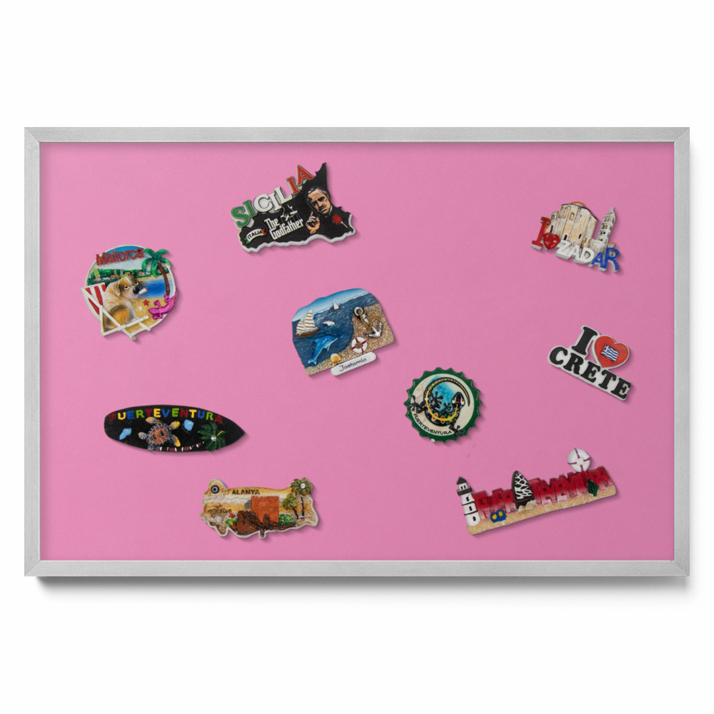 Rózsaszín szín Mágneses tábla