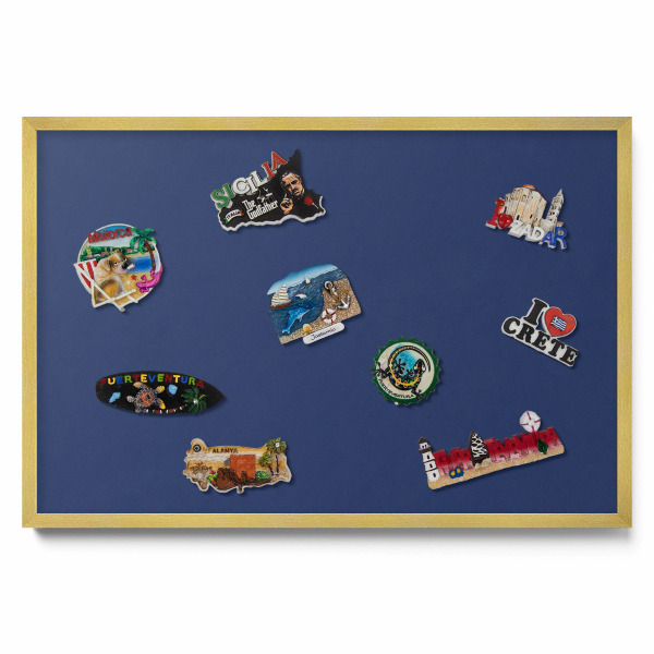 sötétkék színű Mágneses tábla