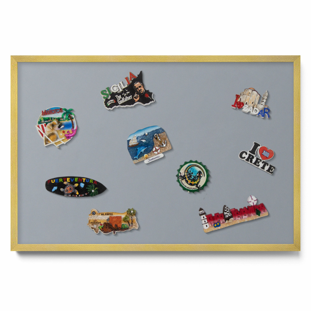 Szürke színű Mágnes tábla