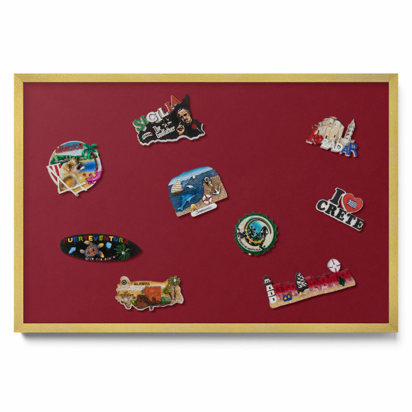 Bordó szín Mágnes tábla