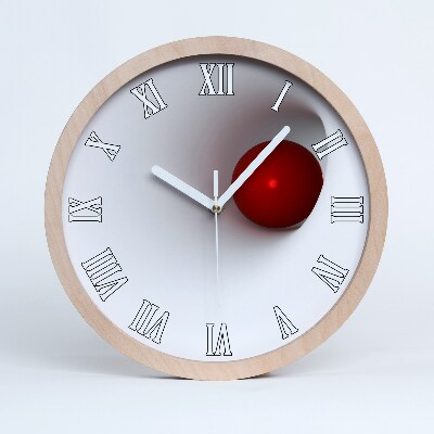 Fából készült óra Gömb absztrakció