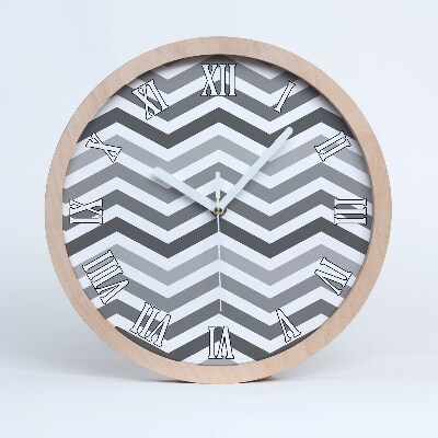 Fa fali órá Szürke cikkcakk