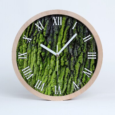 Fából készült óra Fa kéreg