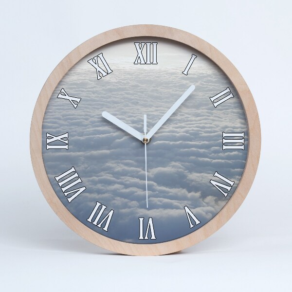 Fából készült óra Repülés a felhők felett