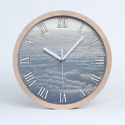 Fából készült óra Repülés a felhők felett