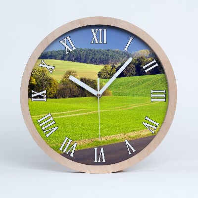 Kerek fa óra földút