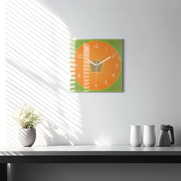 Négyzet alakú üvegóra 30x30 Papaya gyümölcs