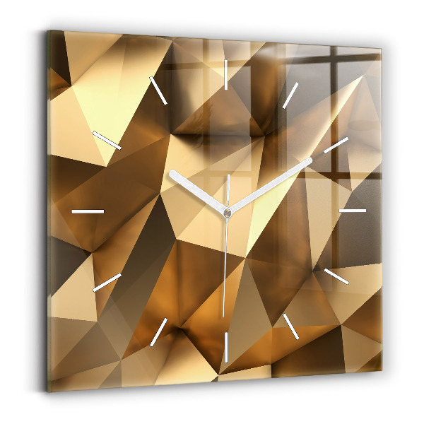 Szögletes fali üvegóra 30x30 Geometriai textúra