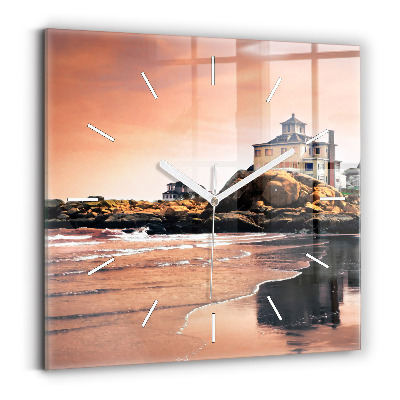 Szögletes üvegóra 30x30 Sherman-part