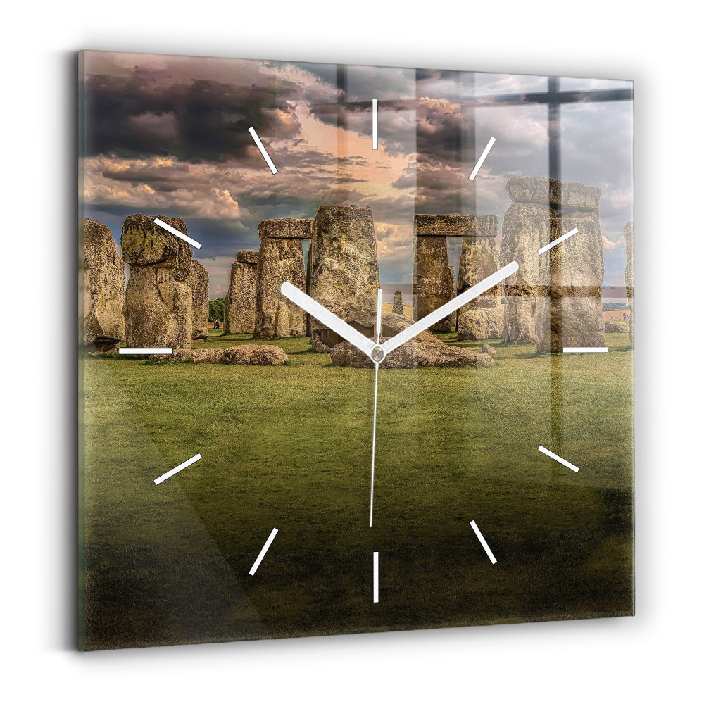 Szögletes üvegóra 30x30 Stonehenge Nimbostratus