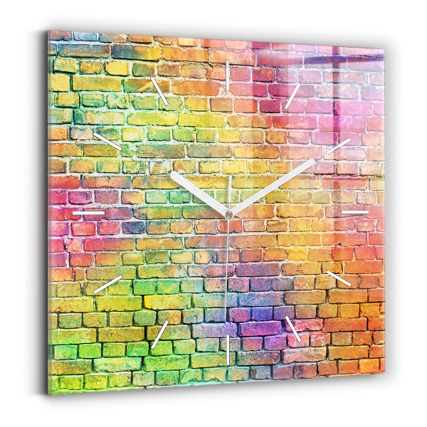 Négyzet alakú üvegóra 30x30 Festett fal