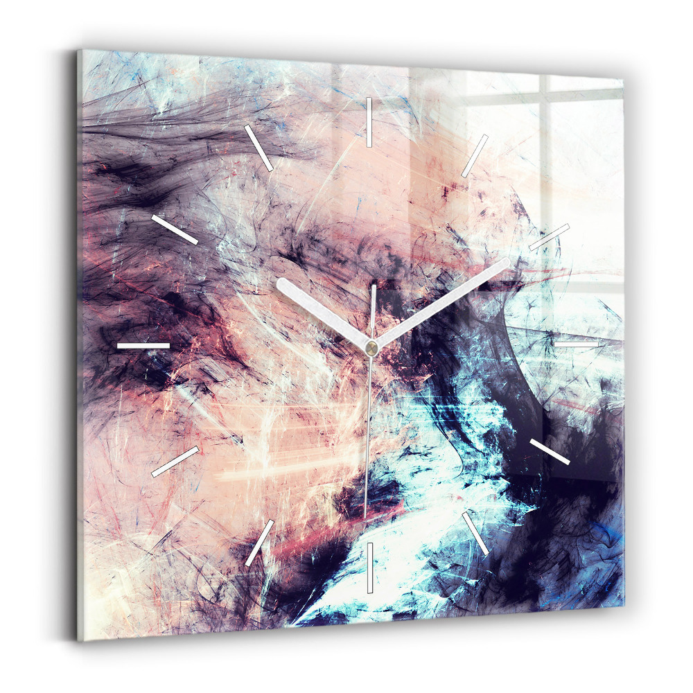 Szögletes fali üvegóra 30x30 Absztrakt kép