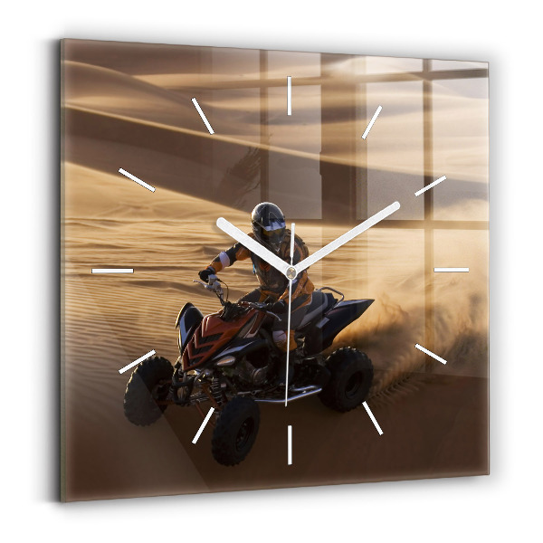 Szögletes fali üvegóra 30x30 Quad a sivatagban