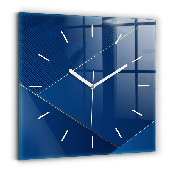 Szögletes fali üvegóra 30x30 Díszítő absztrakció