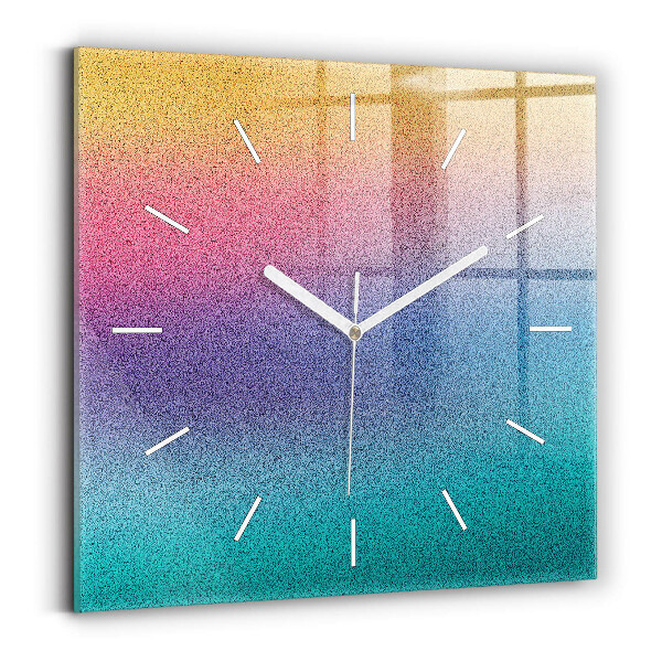 Szögletes üvegóra 30x30 Gradiens minta