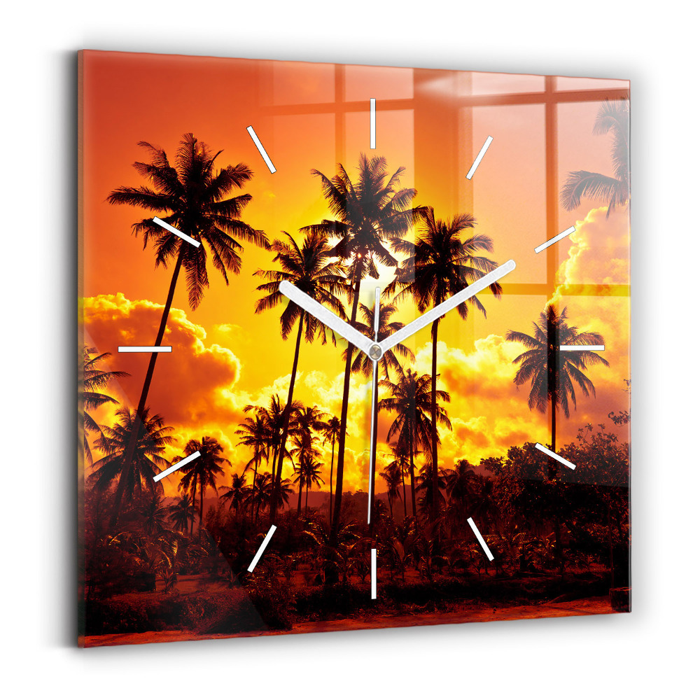 Négyzetes üvegóra 30x30 Thaiföld Klong Prao strand