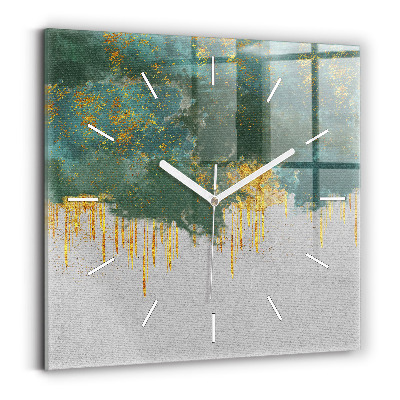 Négyzetes üvegóra 30x30 Dekoratív minta