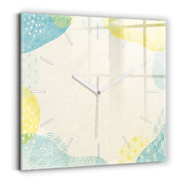 Szögletes fali üvegóra 30x30 Keret mintákkal