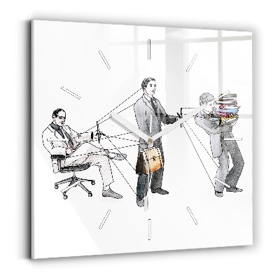 Szögletes fali üvegóra 30x30 Bábemberek