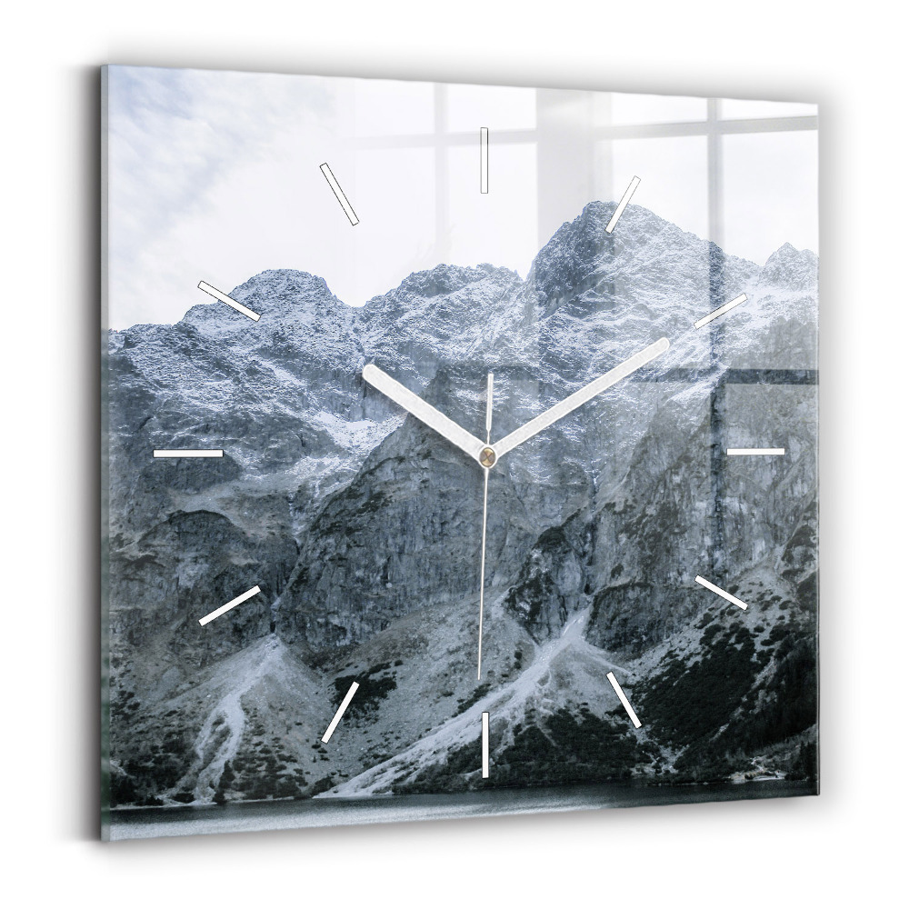 Négyzet alakú üvegóra 30x30 Morskie Oko a Tátrában