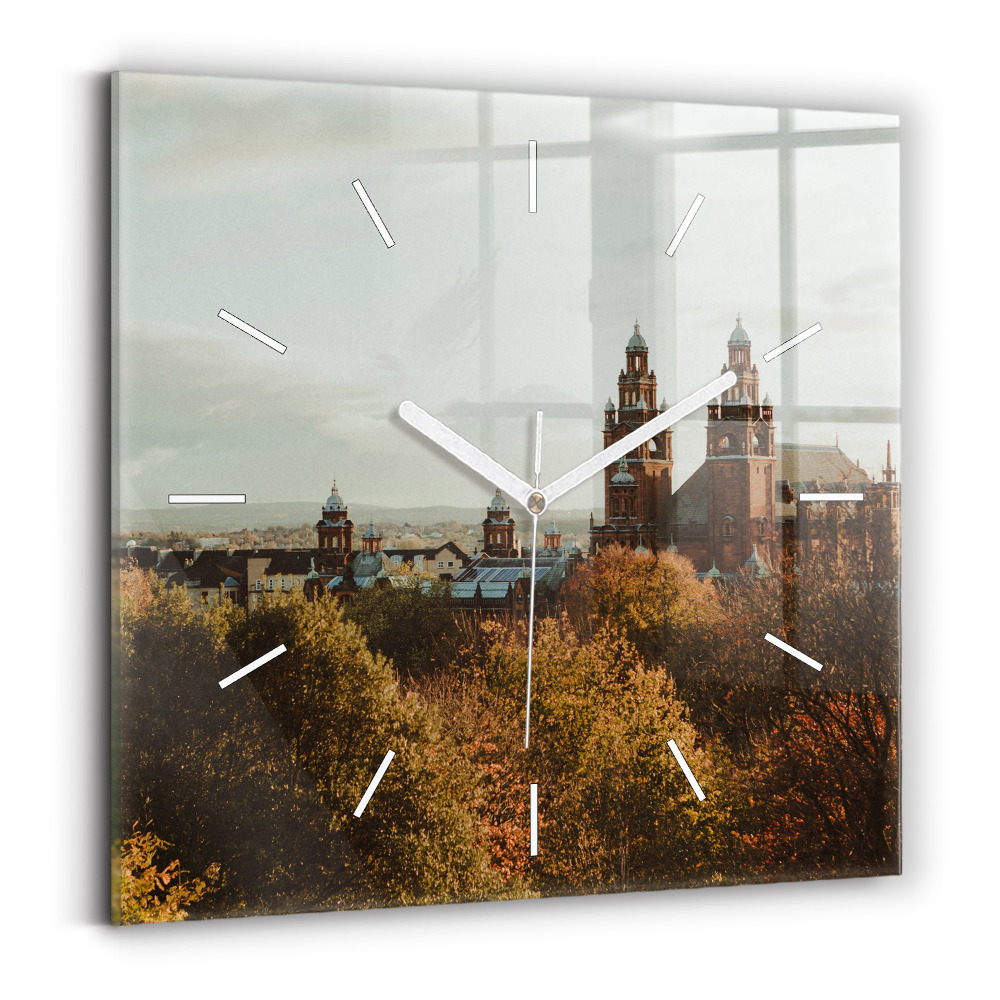 Szögletes fali üvegóra 30x30 Glasgow Művészeti Galéria