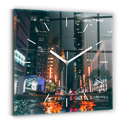 Szögletes üvegóra 30x30 Hilton Hotel Houstonban