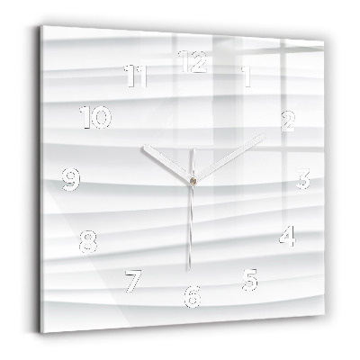 Négyzetes üvegóra 30x30 Hullámok textúrája