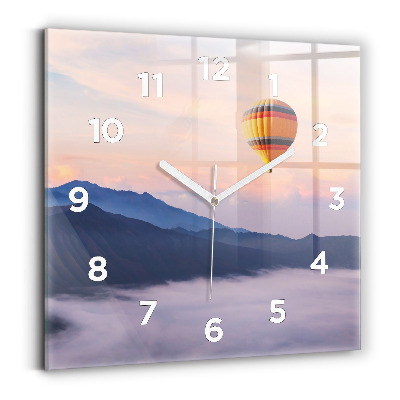 Szögletes fali üvegóra 30x30 Gyönyörű táj