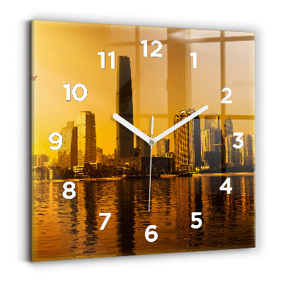 Szögletes fali üvegóra 30x30 Zhujiang folyó