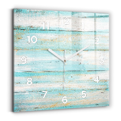 Szögletes fali üvegóra 30x30 Kék táblák