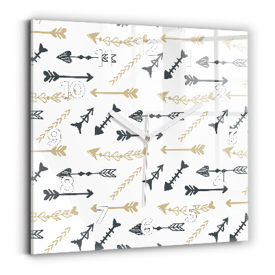 Négyzet alakú üvegóra 30x30 Geometrikus csípő minta