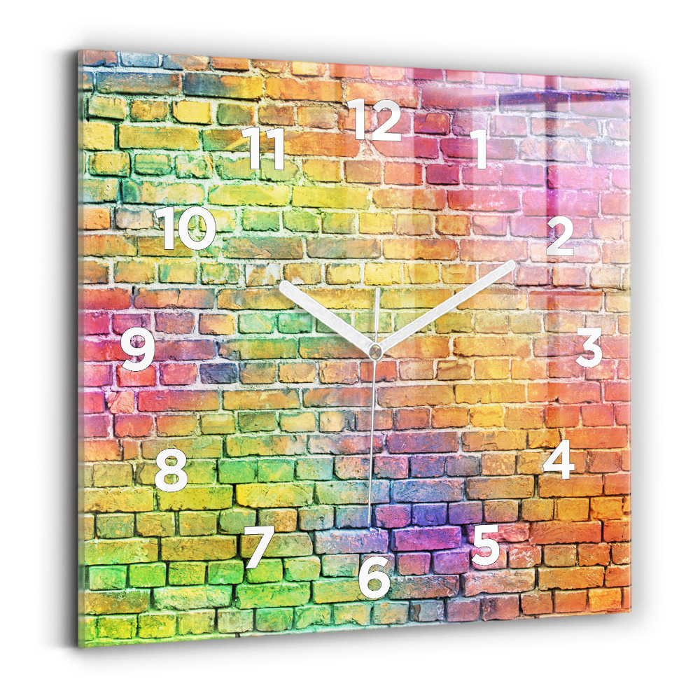 Négyzet alakú üvegóra 30x30 Festett fal