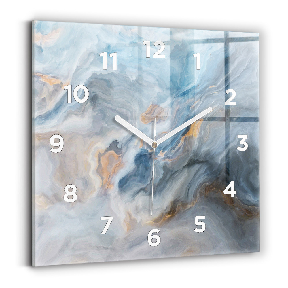 Szögletes fali üvegóra 30x30 Márvány minta