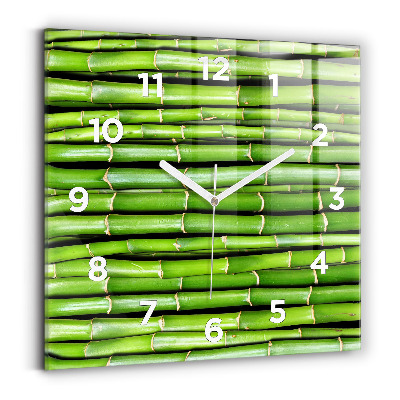 Négyzetes üvegóra 30x30 ázsiai bambusz