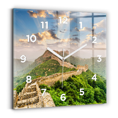Négyzet alakú üvegóra 30x30 A kínai Nagy Fal