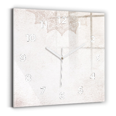 Szögletes fali üvegóra 30x30 Dekoratív minta