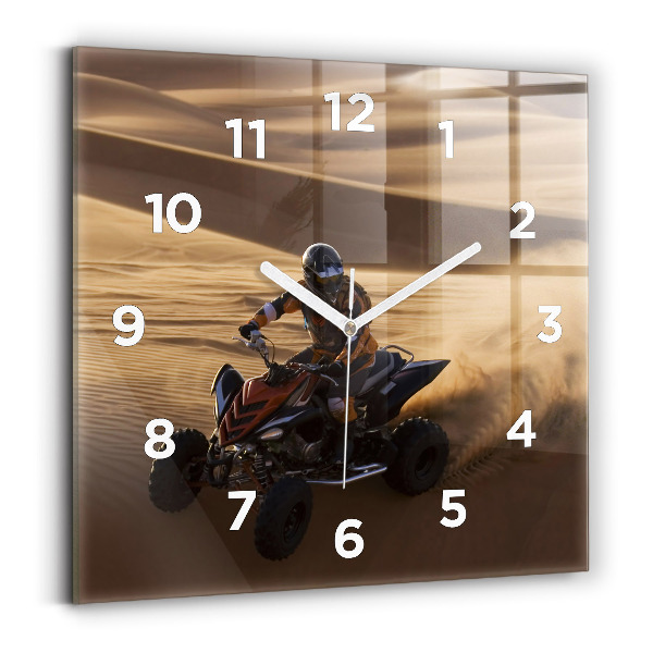 Szögletes fali üvegóra 30x30 Quad a sivatagban