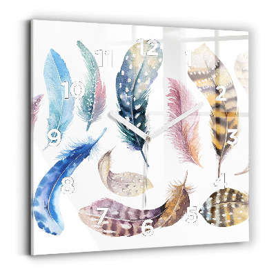 Szögletes üvegóra 30x30 Retro művészeti illusztráció