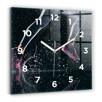 Szögletes üvegóra 30x30 Egészséges életmód és futás