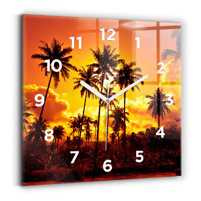 Négyzetes üvegóra 30x30 Thaiföld Klong Prao strand