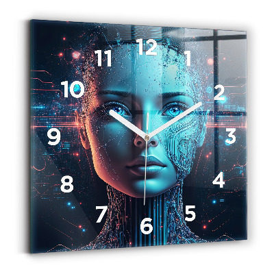 Négyzet alakú üvegóra 30x30 Mesterséges intelligencia