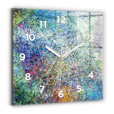 Négyzet alakú üvegóra 30x30 Absztrakció – érzelmek