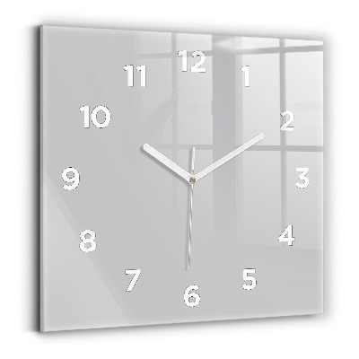 Négyzet alakú üvegóra 30x30 Világos szürke