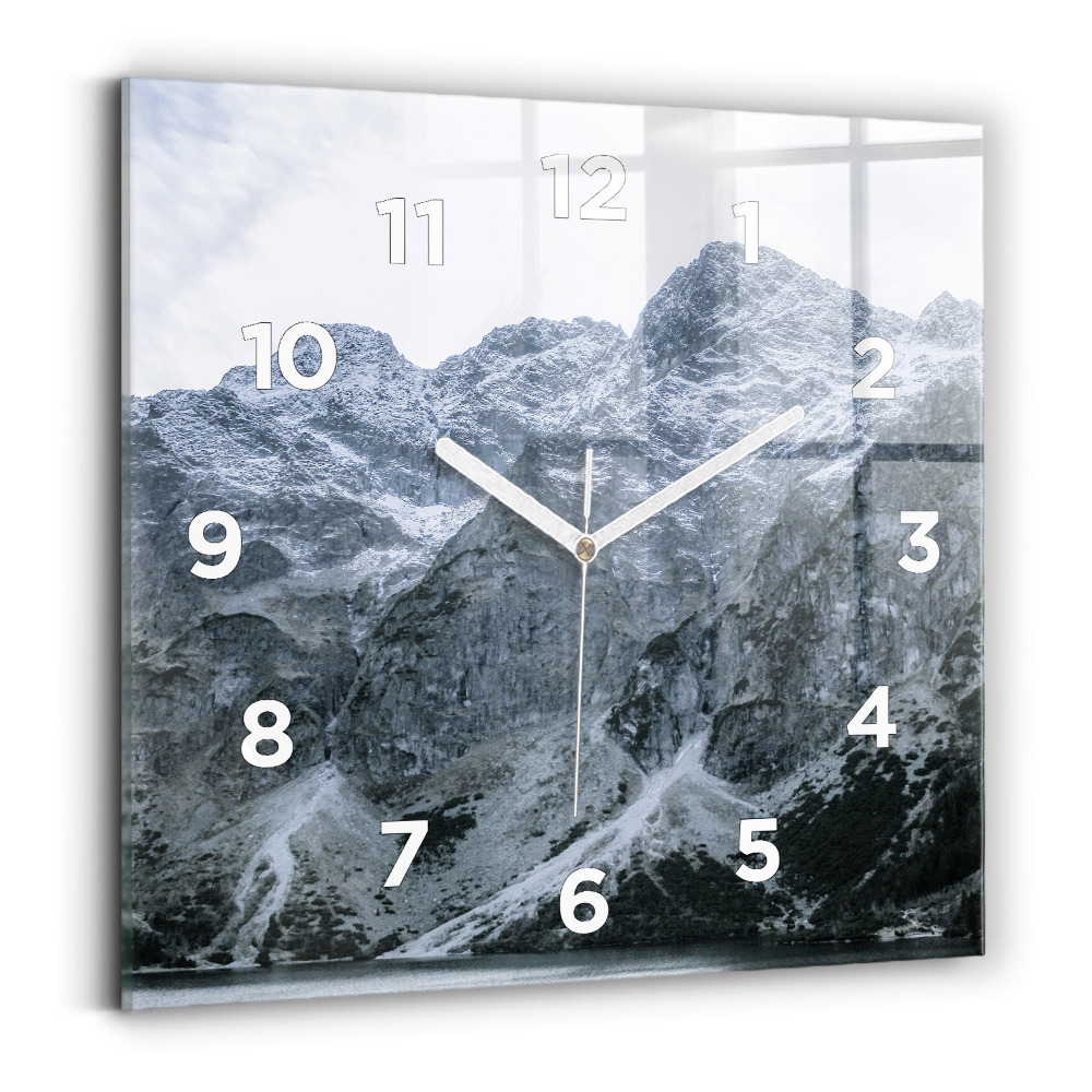 Négyzet alakú üvegóra 30x30 Morskie Oko a Tátrában