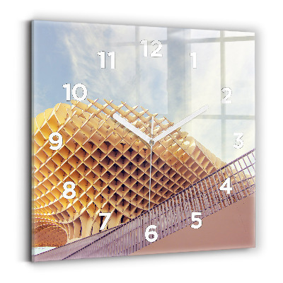 Szögletes üvegóra 30x30 Nézőpont Sevillában