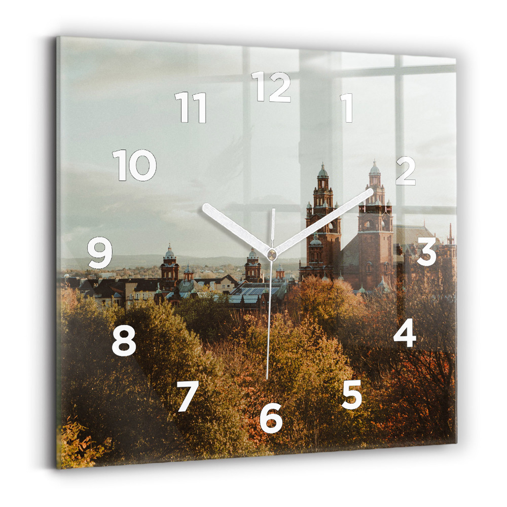 Szögletes fali üvegóra 30x30 Glasgow Művészeti Galéria
