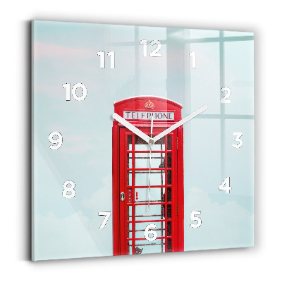 Négyzet alakú üvegóra 30x30 telefonfülke