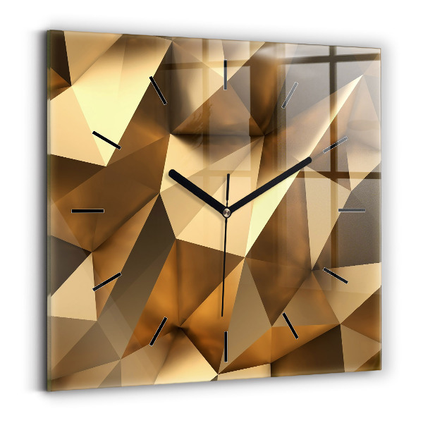 Szögletes fali üvegóra 30x30 Geometriai textúra