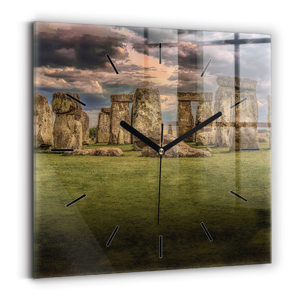 Szögletes üvegóra 30x30 Stonehenge Nimbostratus