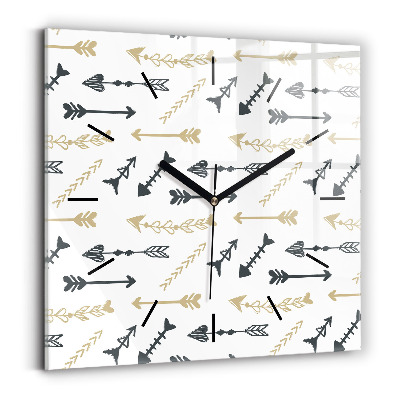 Négyzet alakú üvegóra 30x30 Geometrikus csípő minta